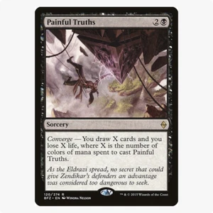 Painful Truths Battle for Zendikar MTG Rare - Picture 1 of 2