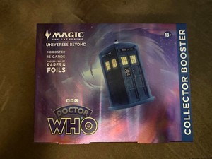 Magic The Gathering Universes Beyond: Doctor Who Collector Booster IN HAND!!!!!!