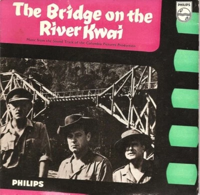 Bridge on the River Kwai (1957) OST Philips UK 45 EP 7" Malcolm Arnold - Bild 1 von 2