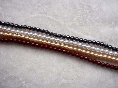 30 Swarovski® Round Crystal Pearls 3mm Art. 5810 FARBWAHL Imitatperlen - Bild 1 von 3