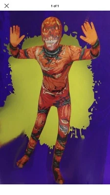 БОДИ MorphCostumes тыквы Calabaza страшный костюм для Хэллоуина большой (10-12) - Изображение 1 из 4