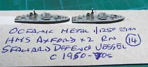 HMS Axford x 2 50/70s RN S D Vs by Oceanic, Scale 1/1250 Ship Model - Picture 1 of 1