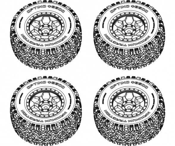 Carson 500900170 - Climb/Desseert Warrior 3.0 Räderset (4) - Neu - Bild 1 von 1