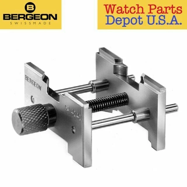 Bergeon 4040 Extensible & Reversible Movement Holder Tool - Silver
