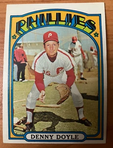 PHILADELPHIA PHILLIES: 1972 Topps #768 Denny Doyle High Number - VG-EX+ - Picture 1 of 1