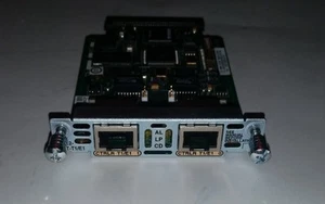 CISCO VWIC2-2MFT-T1/E1 2 PORT Multiflex Trunk Voice WAN Interface Card 800-22629 - Picture 1 of 2