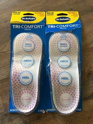Plantillas Dr. Scholl's Tri-Comfort - Paquetes de 6-10/2 para mujer Foto 1 de 2