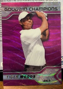 2023 Upper Deck Goodwin Champions #P2 Tiger Woods Pink Wave - Picture 1 of 2