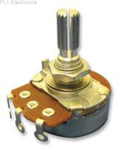 Rotary Potentiometer, Conductive Plastic, 25 kohm, 1 Turns, Linear, 500 mW ± 20% - Image 1 of 1