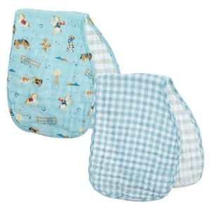 , Muslin Baby Burp Cloths, 2-Pack 100% Cotton, Burp Cloth for Baby Boys and G... - Picture 1 of 2