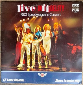 REO SPEEDWAGON Laserdisc Live Infidelity 1981 LD "Take it on the Run" 7061-80 - Imagen 1 de 2