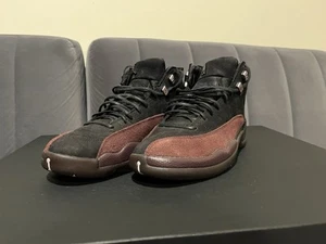 Size 7.5 M/ 9 W - Jordan 12 Retro SP x A Ma Maniere Mid Black - Picture 1 of 7