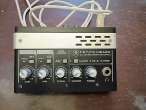 Mackie Onyx Blackjack 2x2 USB Audio Interface Mic Preamps 24-bit/48kHz w/ cable - Picture 1 of 2