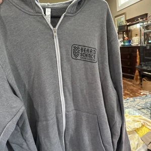 Bella + Canvas Unisex Poly Cotton Fleece Full Zip Hoodie Comfy Sweatshirt - Picture 1 of 4