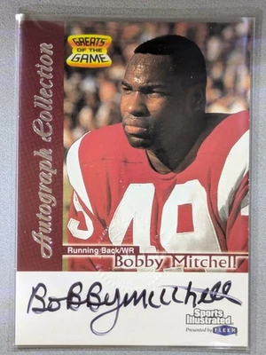 1999 Sports Illustrated Autographs Bobby Mitchell #NNO Washington Redskins AU - Image 1 of 2
