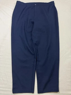 Pantalones de vestir Bend Over azules para mujer talla 24WP Business Foto 1 de 4