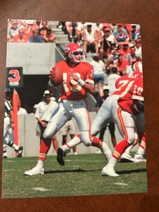 Joe Montana #19 Kansas City Chiefs NFL 8"X10" Glossy Photo Print Vintage 1990s - Picture 1 of 1