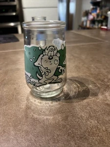 Tasmanian Devil 1994 Looney Tunes Glass Jar Series 5 Welch's Warner Bros. VTG - Picture 1 of 7