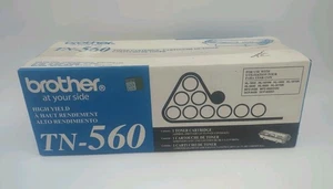 New Genuine Brother TN-560 Black Toner Cartridge Box HL-1650 MFC-8420 - Picture 1 of 4