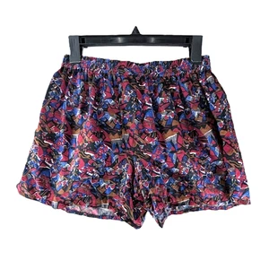 Calzoncillos boxer Cambridge Classics 100 % seda abstractos de colección para hombre talla mediana - Imagen 1 de 8