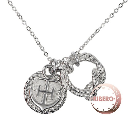 HERMÈS Collana corda cordino HERMES argento usata