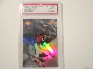 PSA 9 MT 1999 Coll Edge Football #62 Terrell Davis Denver Broncos - Bild 1 von 1