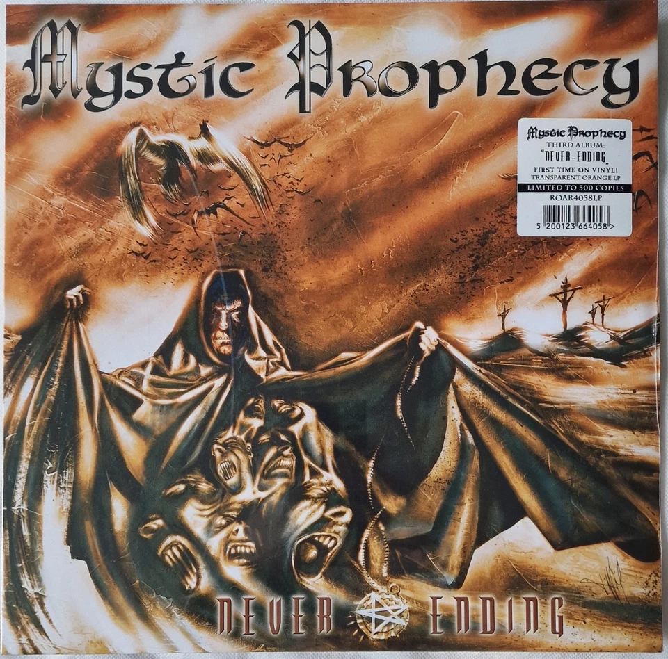 Mystic Prophecy, Never Ending Orange  Vinyl (Limited Edition) New Sealed  - Image 1 of 3