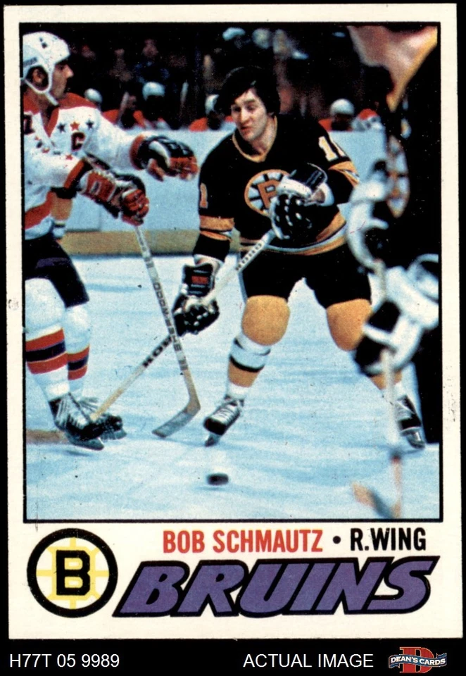 1977 Topps #59 Bobby Schmautz Bruins 7.5 - NM+ - Image 1 of 1