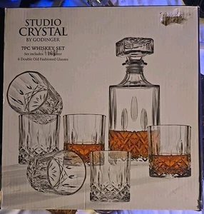 Godinger Whisky Set 7 tlg. studio kristall - Bild 1 von 3