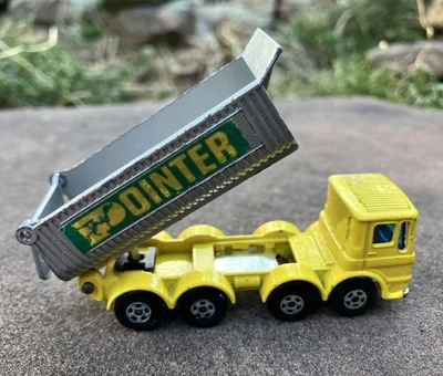 Lesney Matchbox Ergomatic Cab 8 Wheel Tipper Pointer Truck Diecast Toy - Made UK - Image 1 of 4