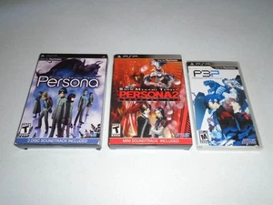 Shin Megami Tensei Persona 1 2 3, Limited Edition w/ Soundtrack Innocent Sin PSP - Picture 1 of 13