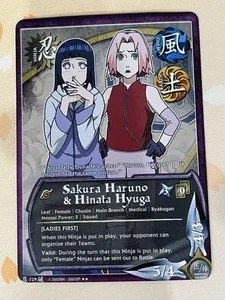 Naruto CCG, Sakura Haruno & Hinata Hyuga, 729, 1st Edition, MP/LP, Foil - Picture 1 of 2