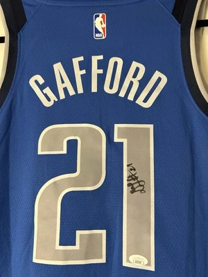 Daniel Gafford Signed Dallas Mavericks Jersey Autographed JSA COA - Image 1 of 4