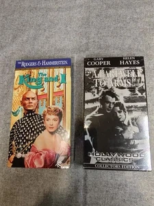 The King And I / A Farewell To Arms 2 VHS Bundle Sealed - Picture 1 of 9