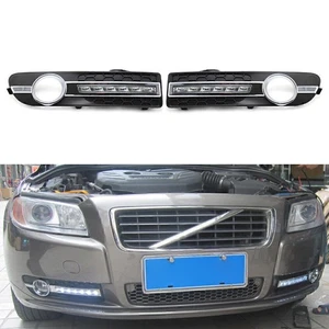 Parachoques delantero LED luces de marcha diurna luz de marcha diurna para Volvo S80 S80L 2007-2013 - Imagen 1 de 9