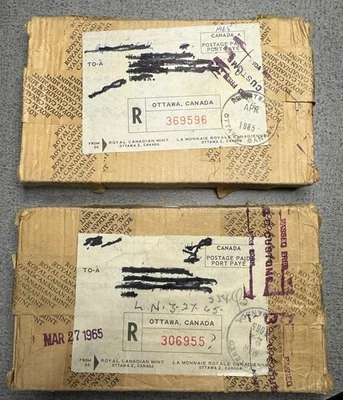 1965 Royal Canadian Uncirculated Proof Like Mint Set 80% Silver 6 Coins, 10 Sets - Image 1 of 4