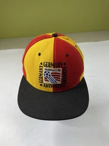 Team Germany Soccer Vintage 90s World Cup Snapback Hat - USA 1994 Games - Picture 1 of 5