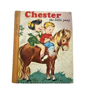 Chester das kleine Pony 1951 Rand McNally Elf Buch von Eman Gunder - Bild 1 von 5