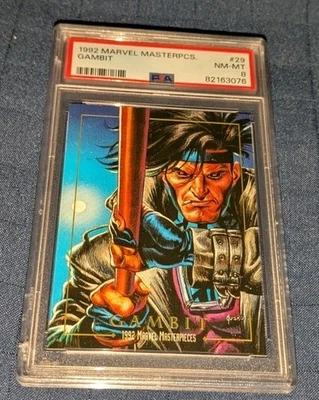 Gambit 1992 Marvel Masterpieces Card #29 PSA 8 - Image 1 of 4