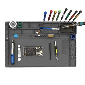 Large Silicone Soldering Mat 21.6"x13.8" – Heat Resistant 932°F, Anti-Static ... - Bild 1 von 7