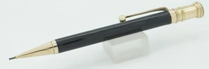 Parker Duofold Jr. Black w/Gold Trim 1.1mm Mechanical Pencil - c. 1927 - USA - Picture 1 of 3