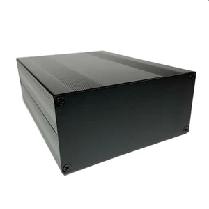 Aluminum Project Box Enclosure Case 8" x 5.7" x 2.7" 203x144x68mm Silver/Black - Picture 1 of 9