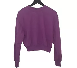 Wild Fable Junior Gr. M Crop Sweatshirt Lila - Bild 1 von 6