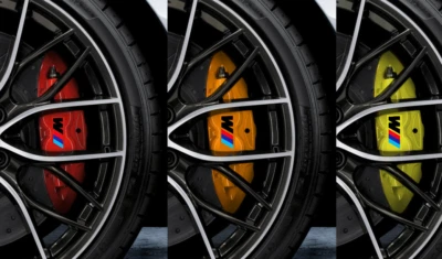 x6 BMW M Sport значок качества тормоз суппорт наклейки наклейки - черный и цвета - Изображение 1 из 4