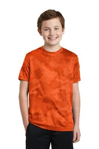 YST370 Sport-Tek Youth CamoHex Tee - Picture 1 of 13