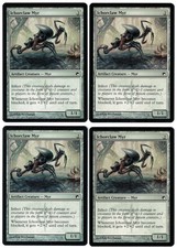 Ichorclaw Myr 4x x4 PLAYSET 2010 Scars of Mirrodin Artifact MTG NM Actual Pics