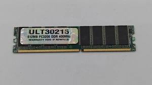 ULT30215 Ultra Products 512MB PC3200 DDR-400MHz non-ECC Unbuffered CL3 184-Pin - Bild 1 von 2