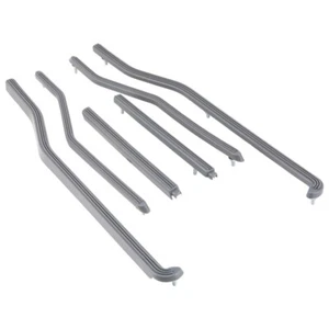 4 LISTELLI PEDANA POST SX + DX LI3 GRIGIO LAMBRETTA LI SPECIAL 150 1963-1966 - Picture 1 of 3