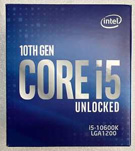 New Intel Core i5-10600K UNLOCKED LGA1200