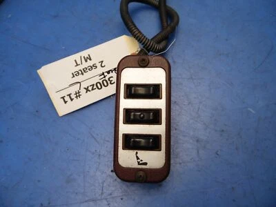 84-89 Nissan 300zx Z31 OEM Left driver power seat control switch - Burgundy #11 - Image 1 of 3